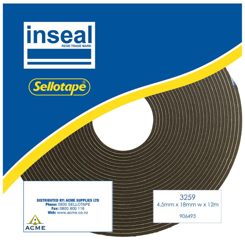 Inseal 3259 PKD 4.5mmT x18mmW x15m