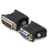Alogic DVI-I to VGA adapter for high-resolution video conversion up to 2048x1536, ideal for connecting older displays.