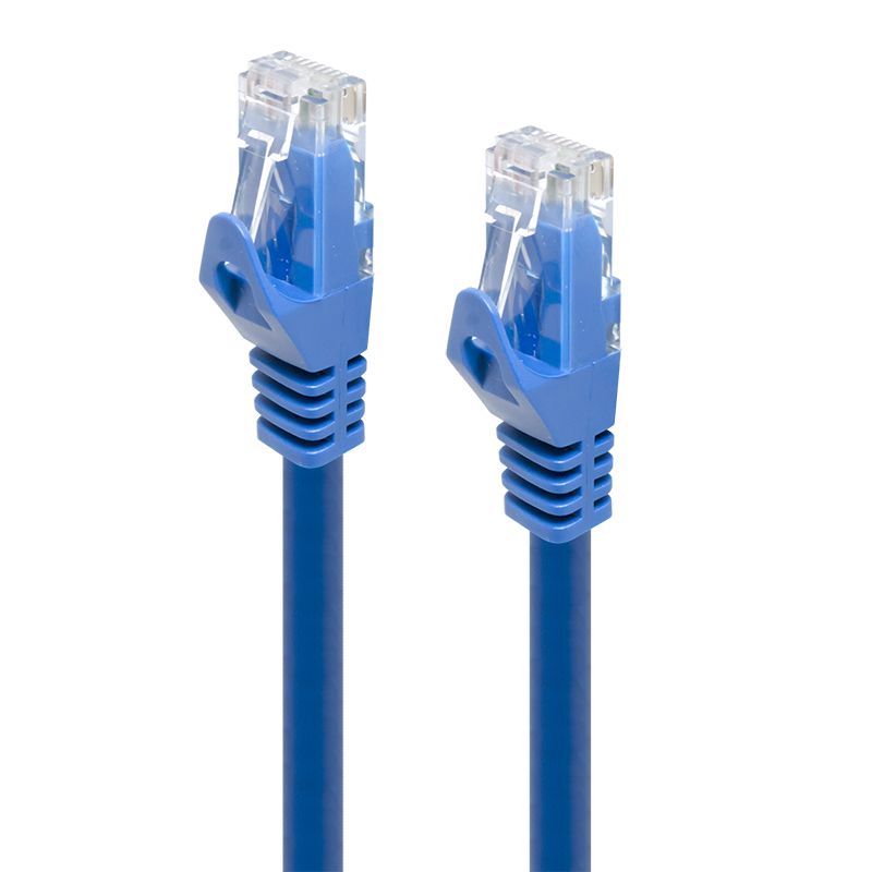 Alogic Blue CAT6 Network Cable 1m - High-Speed Ethernet, 24AWG, Gold-Plated RJ45, RoHS Compliant