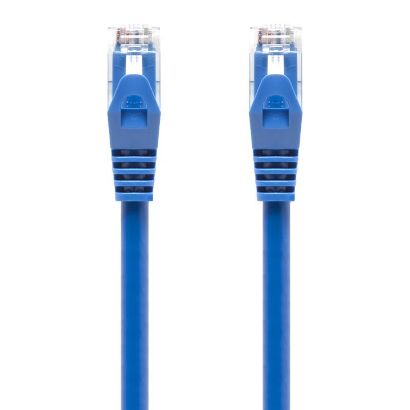 Alogic Blue CAT6 Network Cable 1m - High-Speed Ethernet, 24AWG, Gold-Plated RJ45, RoHS Compliant