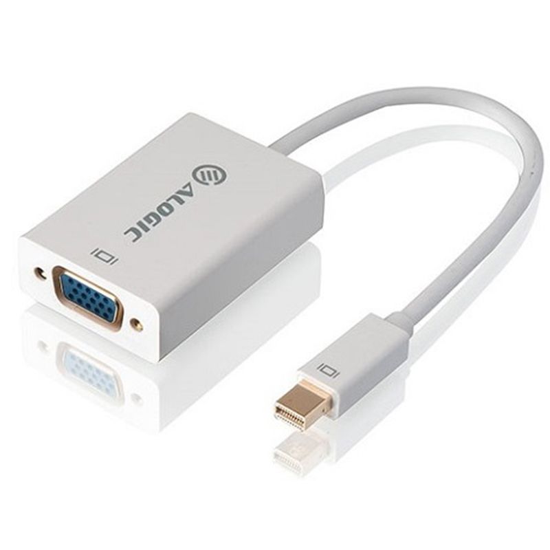 Alogic Mini DisplayPort to VGA Adapter - Premium 15cm Male to Female - 1920x1200 Resolution