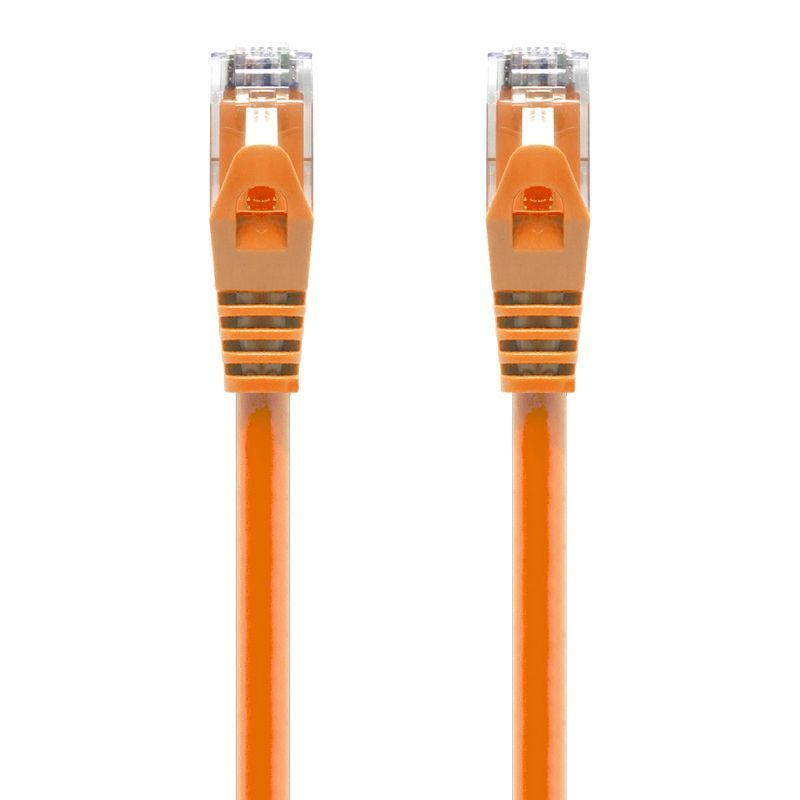 Alogic CAT6 Network Cable 0.5m - High Speed Orange RJ45 Ethernet Cable for Streaming & Gaming