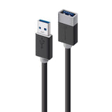 Alogic USB 3.0 Type A Male to Female Extension Cable - 2m for High-Speed Data Transfer