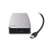 Alogic USB 3.0 to HDMI & DVI External Dual Display Adapter - Enhance Multi-Monitor Setup