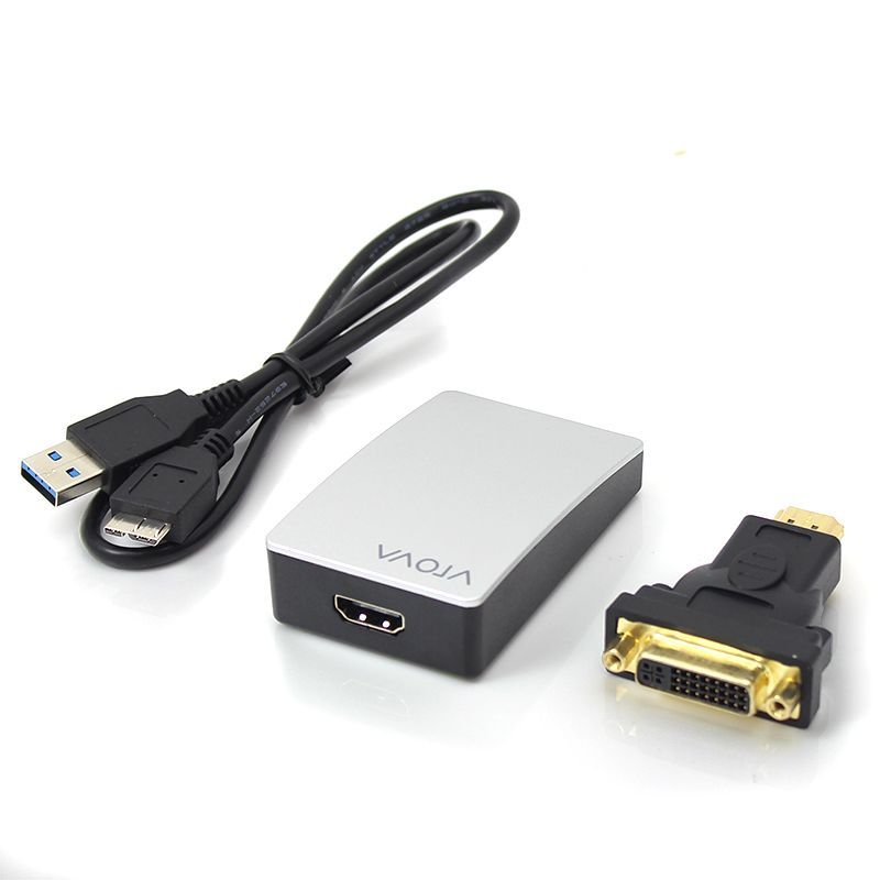 Alogic USB 3.0 to HDMI & DVI External Dual Display Adapter - Enhance Multi-Monitor Setup