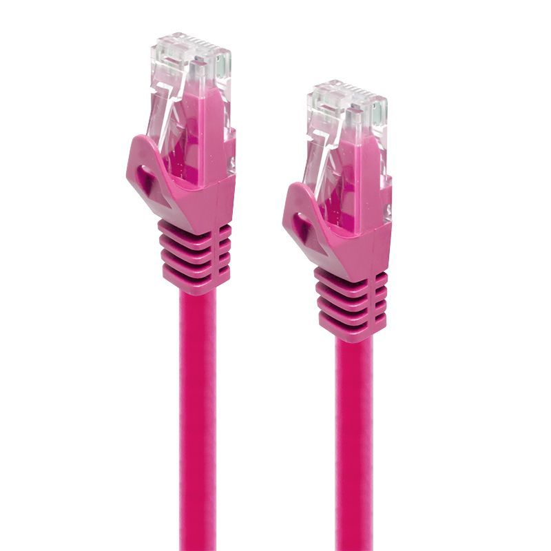 Alogic Pink CAT6 Network Cable - 24AWG, Gold-Plated RJ45, RoHS Compliant, 2-Year Warranty