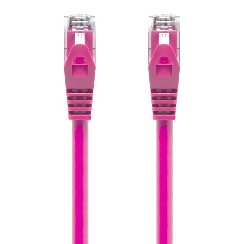 Alogic Pink CAT6 Network Cable - 24AWG, Gold-Plated RJ45, RoHS Compliant, 2-Year Warranty