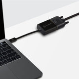 Alogic USB-C to DVI Adapter - High-Resolution WQXGA 2560x1600 for Laptops & Monitors