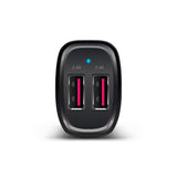 Alogic 2 Port USB-A Car Charger 5V/4.8A - Smart Charge Technology for Fast Device Charging