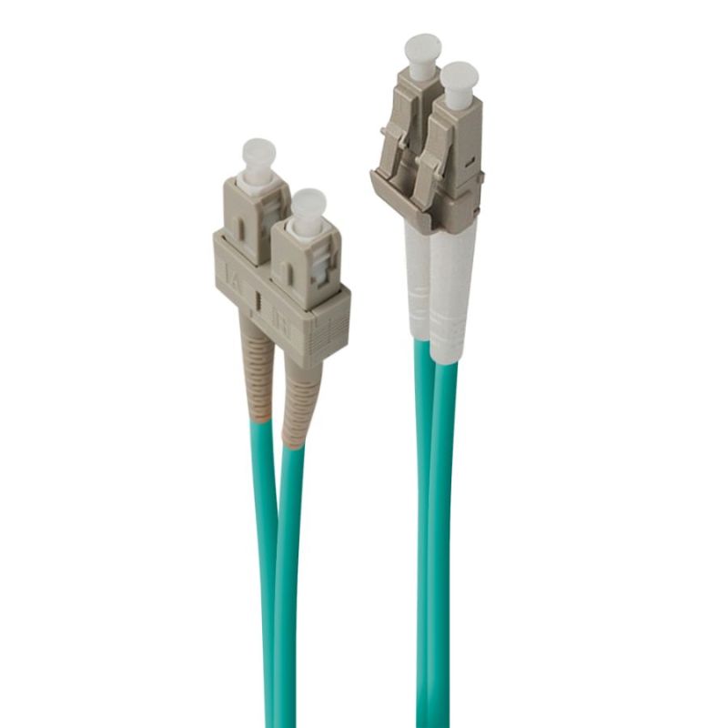 Alogic 40G/100G Multi Mode Duplex LSZH Fibre Cable 50/125 OM4 - 2m LC to SC Connector