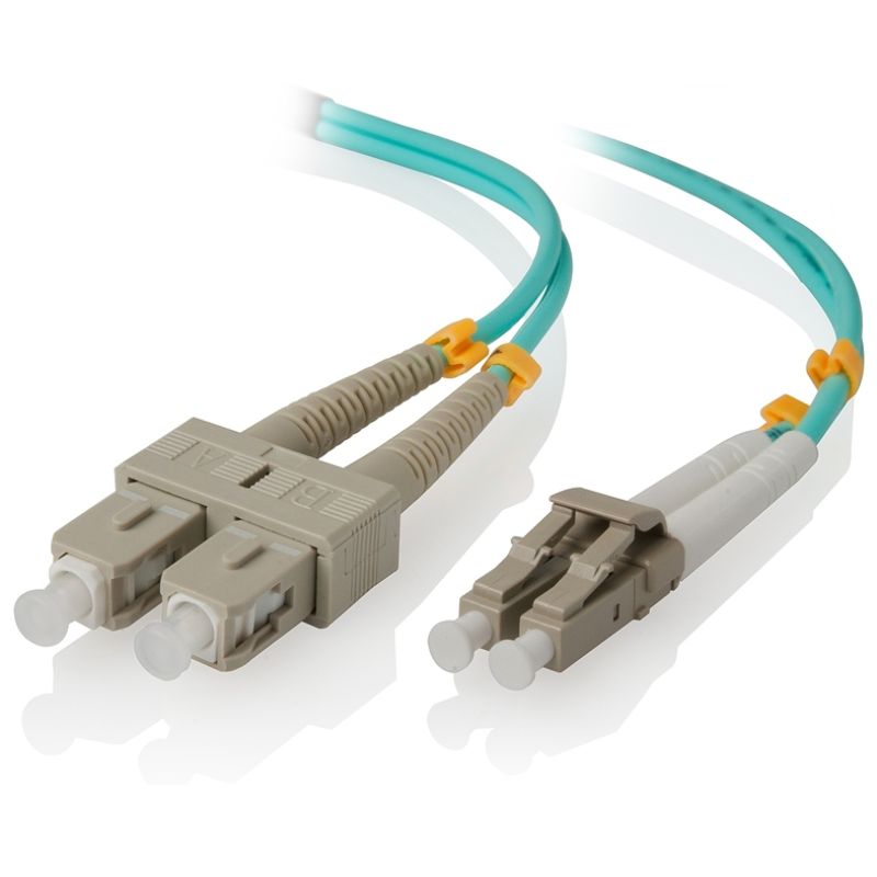 Alogic 40G/100G Multi Mode Duplex LSZH Fibre Cable 50/125 OM4 - 2m LC to SC Connector