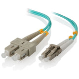 Alogic 40G/100G Multi Mode Duplex LSZH Fibre Cable 50/125 OM4 - 2m LC to SC Connector