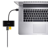 Alogic USB 3.0 SuperSpeed Hub with 3 Ports & Gigabit Ethernet Adapter for Fast Connectivity