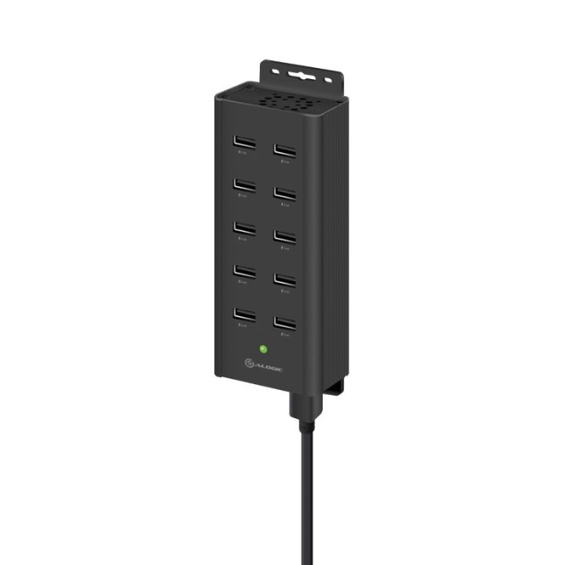 Alogic Prime Series 10 Port USB-A Charger with Smart Charge Technology - Fast & Efficient