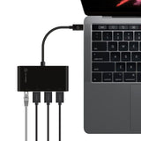 Alogic USB-C Hub with Gigabit Ethernet & 3 USB 3.0 Ports - Fast Data Transfer & Connectivity