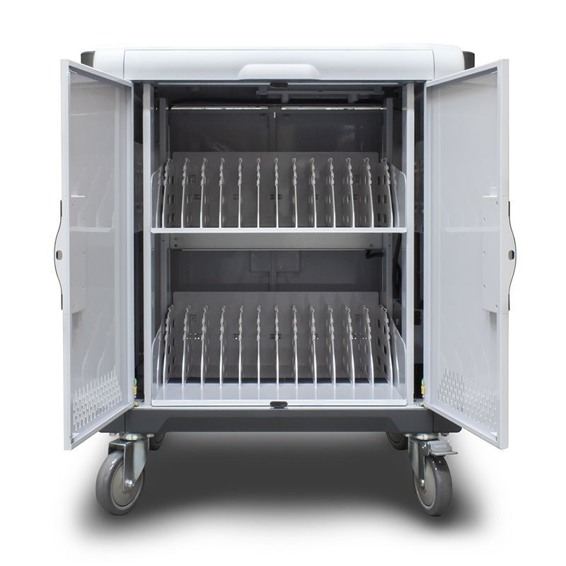 Alogic Smartbox 24 Bay Charging Trolley for Notebooks, Chromebooks, and Tablets - Secure Storage & Efficient Charging