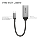 Alogic Ultra 15cm USB-C to DisplayPort Adapter - 4K 60Hz for Laptops, Tablets & Gaming