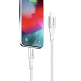 Alogic SUPER Ultra 1.5m USB-C to Lightning Cable - Fast Charging for iPhone & iPad - Silver