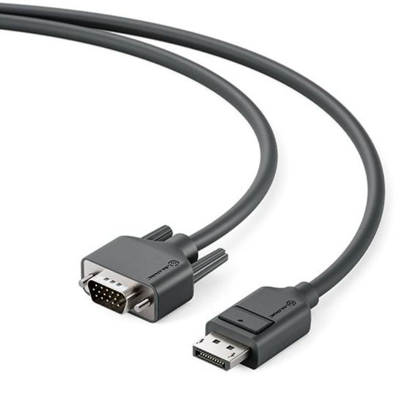 Alogic Elements Series DisplayPort to VGA Cable – Male to Male, 2m, High Resolution 1920x1200