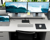 Alogic USB-C Triple Display Docking Station supporting triple displays, 4K resolution, and 100W Power Delivery for laptops.