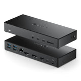 Alogic USB-C Triple Display Docking Station MA3 with 100W Power Delivery, 4K support, and multiple connectivity options.