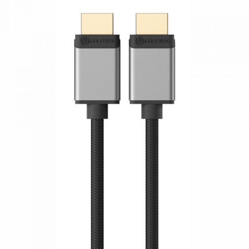 Alogic Super Ultra 8K HDMI Cable - Male to Male - High-Speed Space Grey - 10K Support