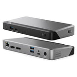 Alogic DX2 Dual 4K Docking Station with 65W Power Delivery for Mac, Windows, and Chromebook