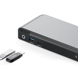 Alogic DX2 Dual 4K Docking Station with 65W Power Delivery for Mac, Windows, and Chromebook