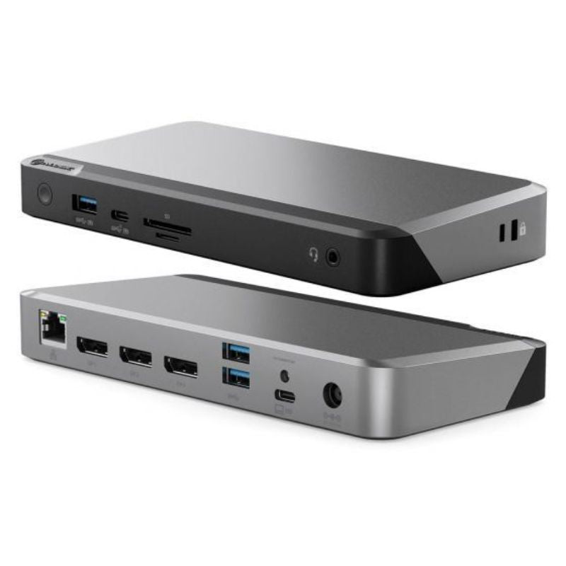 Alogic MX3 USB-C Docking Station enables triple display with dual 4K UHD support, perfect for Mac and Windows users.