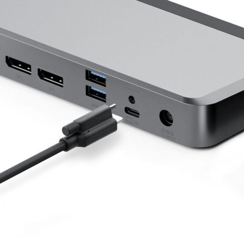 Alogic MX3 USB-C Docking Station with triple display support, 2 x 4K UHD, 100W power, sleek design for Mac & Windows.