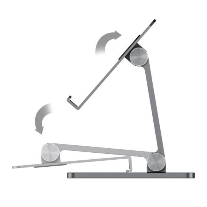 Alogic Edge Adjustable Tablet Stand - Lightweight, Portable, and Stylish Tablet Holder for Home and Office