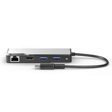 Alogic USB-C Fusion MAX 6-in-1 Hub V2 - 4K HDMI, USB 3.0, PD Charging - Ultimate Connectivity