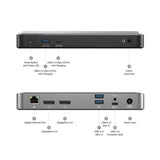 Alogic DX2 Dual 4K Docking Station with 100W Power Delivery - Enhance Your Connectivity