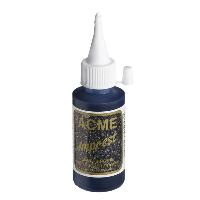 Acme Imprest Ink 50ml in vibrant 7011 Violet, perfect for stamping and crafting with rich, bold color.