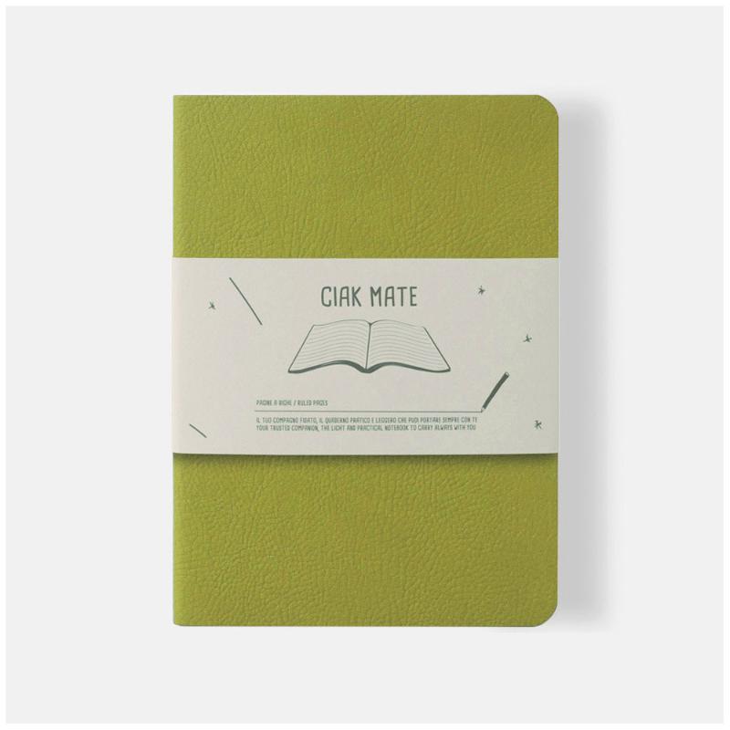 Ciak Mate 12 x 17 cm Lined Notebook Lime