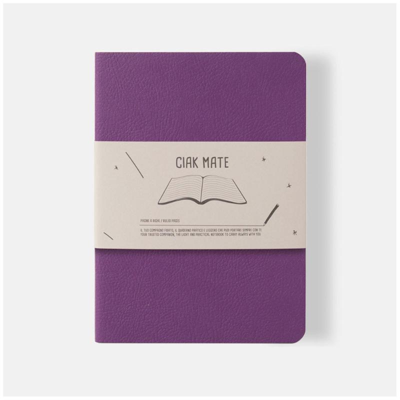 Ciak Mate 12 x 17 cm Lined Notebook Lilac