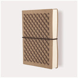 Ciak Vogue 12 x 17 cm Lined Notebook Tan 3D