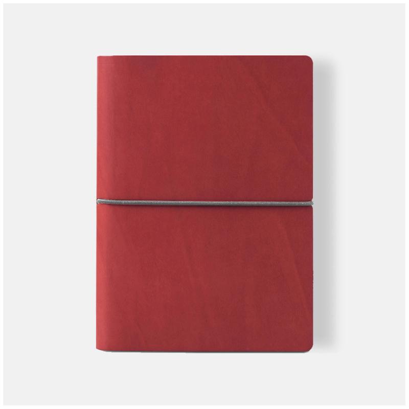 Ciak Classic 12 x 17 cm Lined Notebook Red