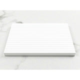 Luxpad Recycled Revision and Presentation Card Pad Ruled 6x4 White