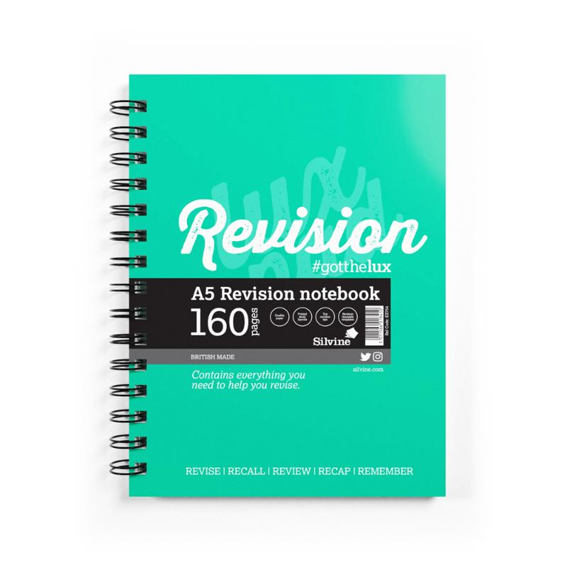 Luxpad Revision Notebook A5 160 Pages Wiro Bound