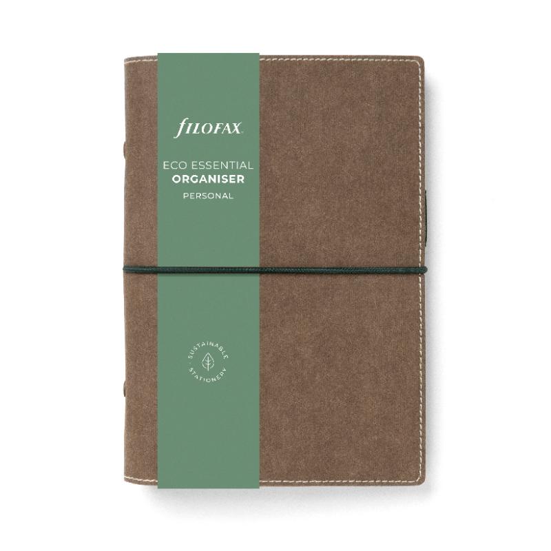 Filofax Eco Essential Personal Organiser Dark Walnut