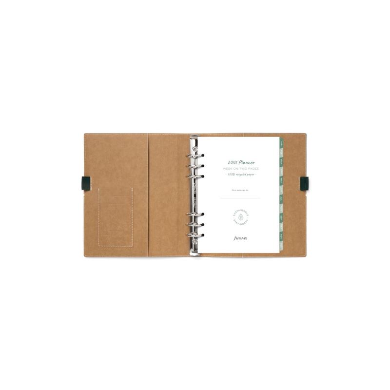 Filofax Eco Essential A5 Organiser Dark Walnut