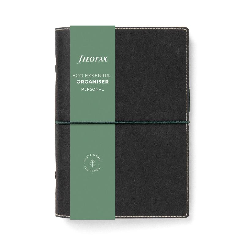 Filofax Eco Essential Personal Organiser Ebony