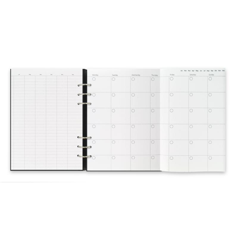 Filofax Clipbook A5 Black Lined