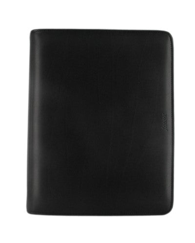 Filofax Metropol Zip A5 Black organiser featuring a sleek design, diary, and multiple pockets for optimal organization.