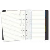 Filofax Notebook Pocket Black Lined