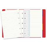 Filofax Notebook Pocket Red Lined