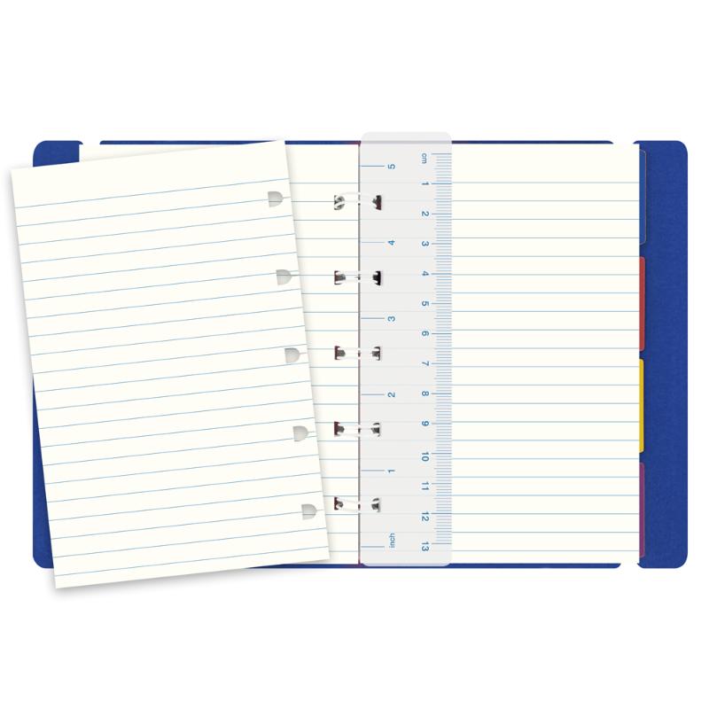 Filofax Notebook Pocket Blue Lined