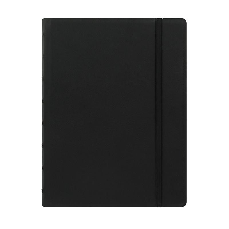 Filofax Notebook A5 Black Lined