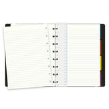 Filofax Notebook A5 Black Lined